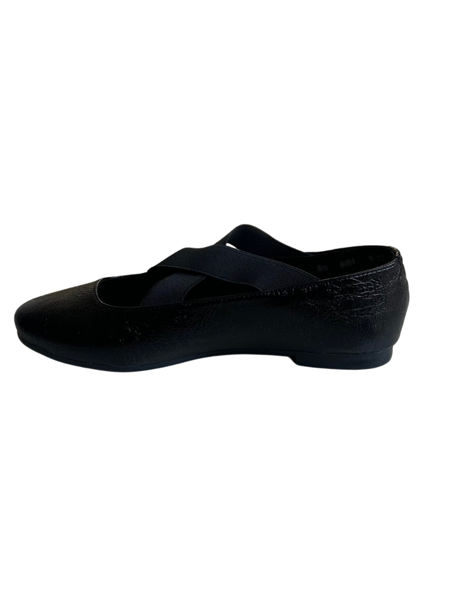 Luciana black balerinas
