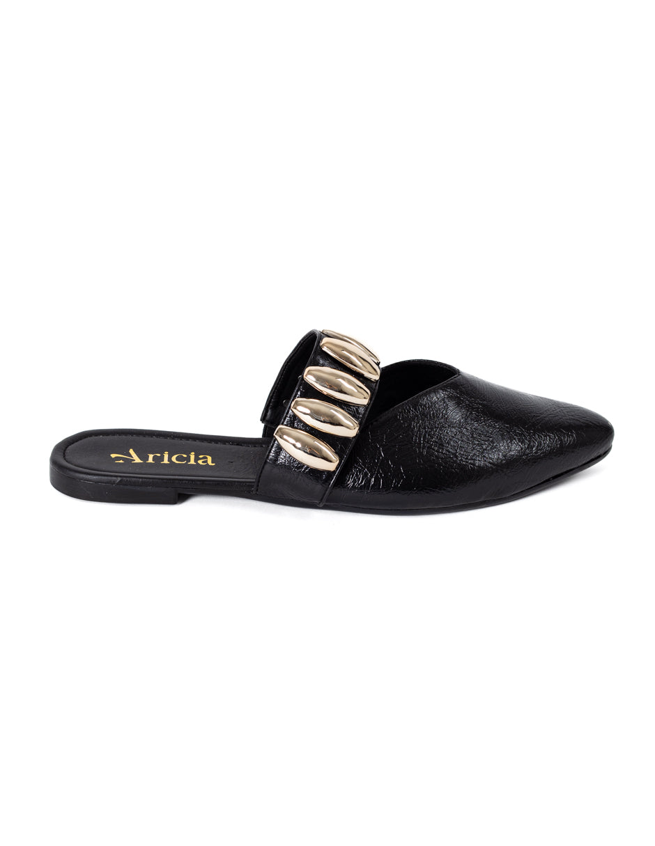 Ginebra Black Mules