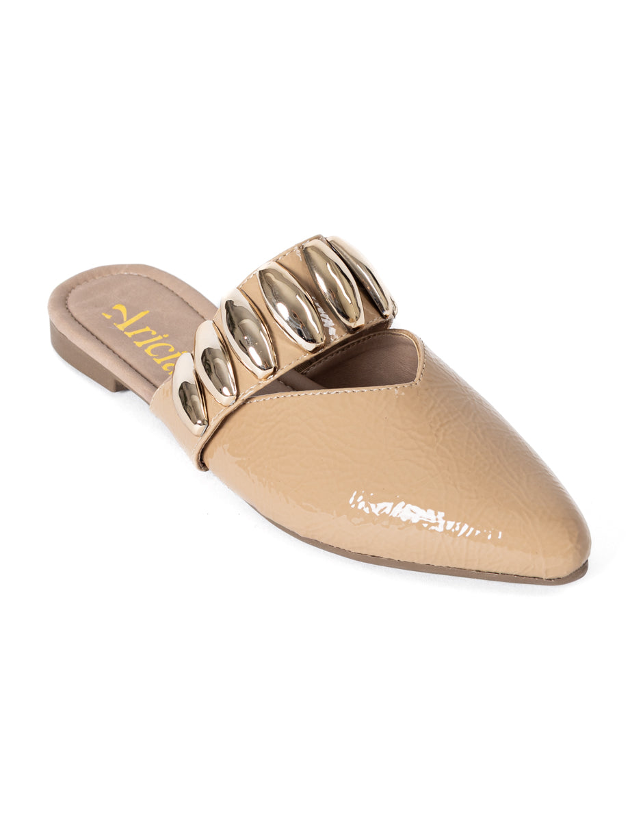 Ginebra Nude Mules