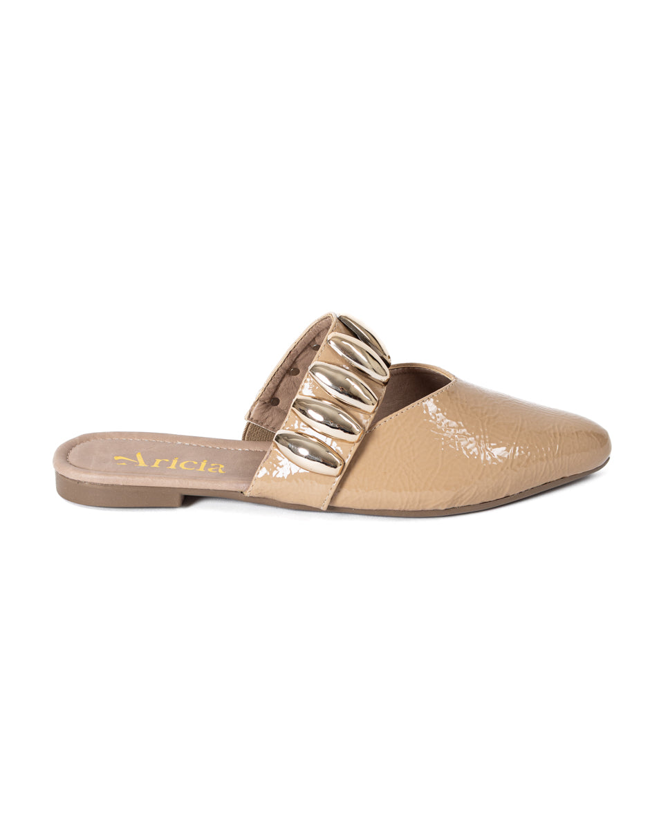 Ginebra Nude Mules