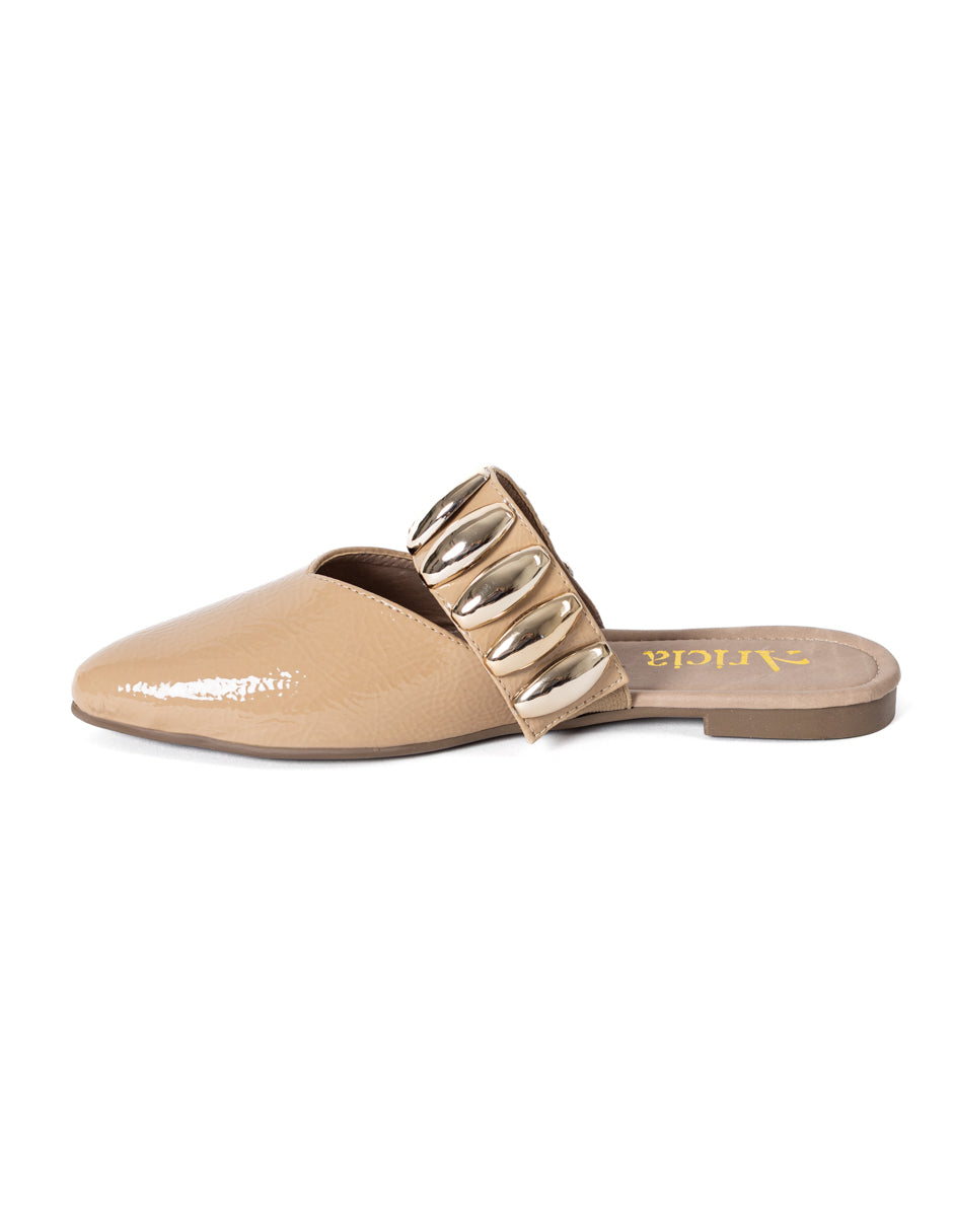 Ginebra Nude Mules