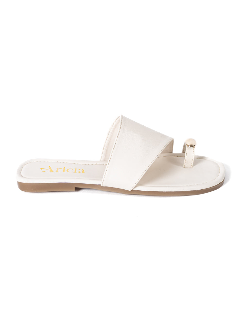 Maya White Sandals