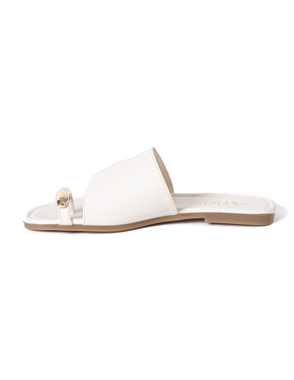 Maya White Sandals