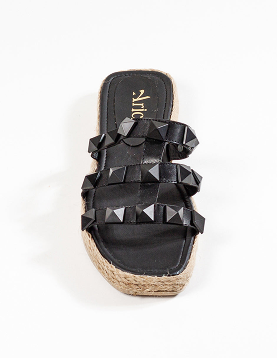 Luisa Black Sandals