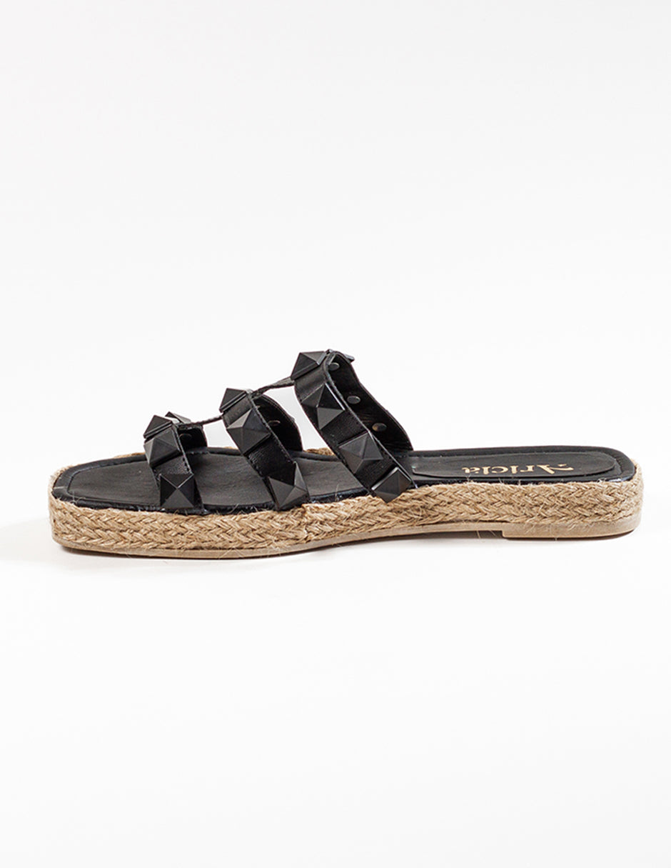 Luisa Black Sandals