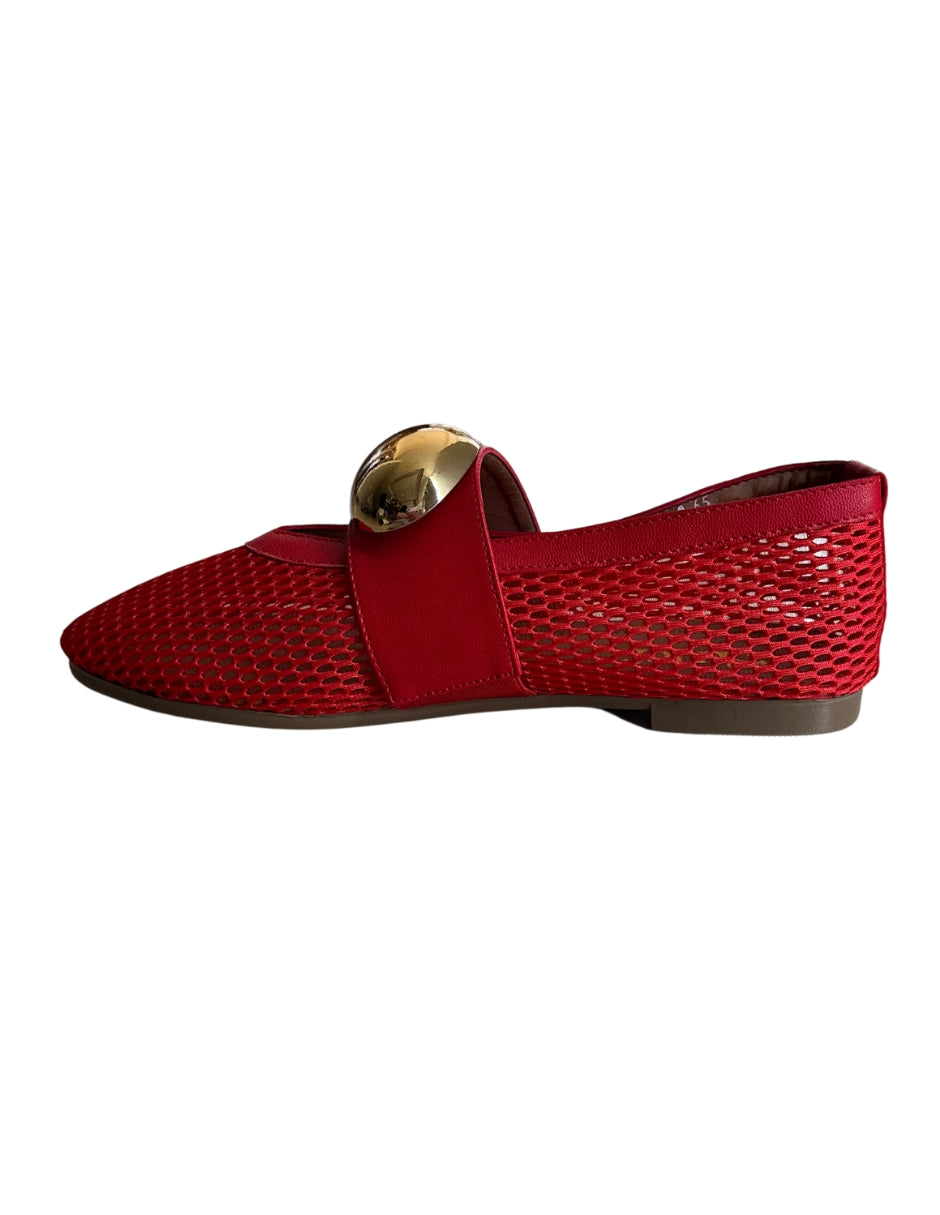 Carola Red Balerina