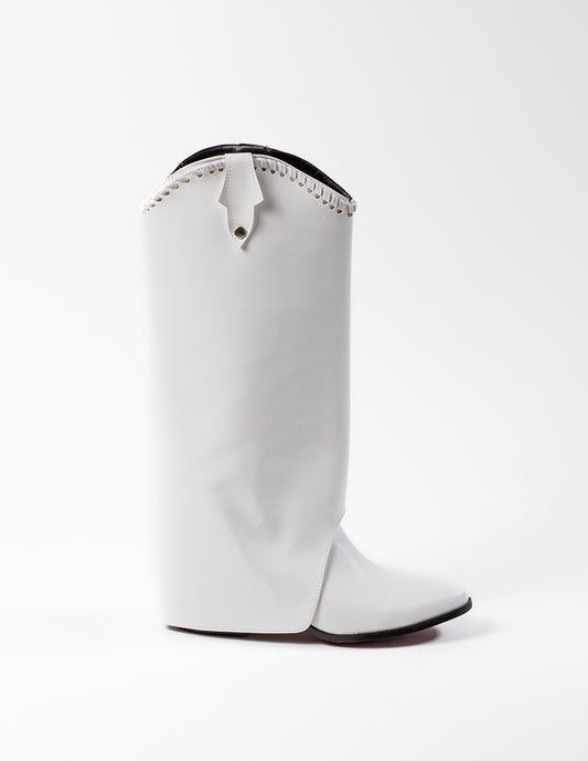 Eugenia White Boots