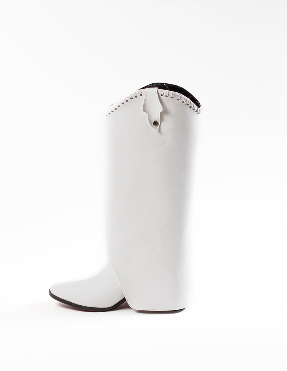 Eugenia White Boots