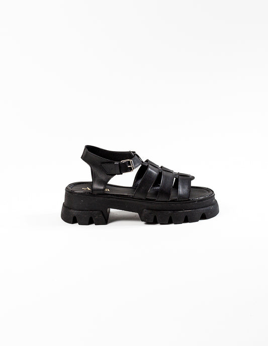 Ximena Black Sandals