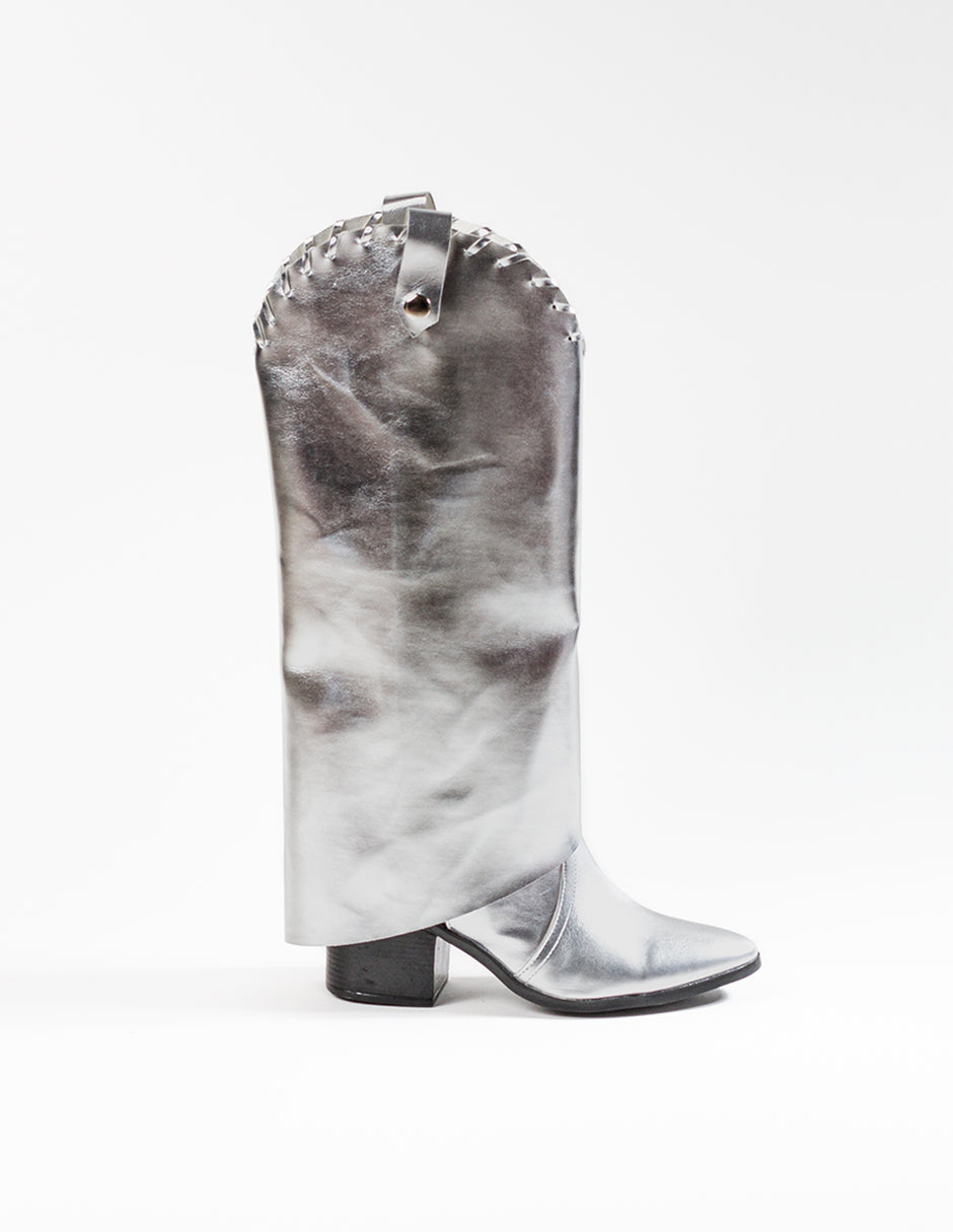 Eugenia Silver Boots