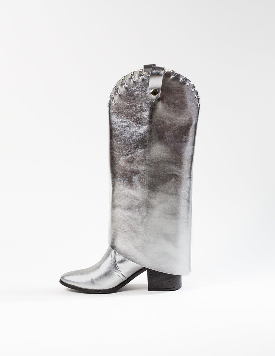 Eugenia Silver Boots