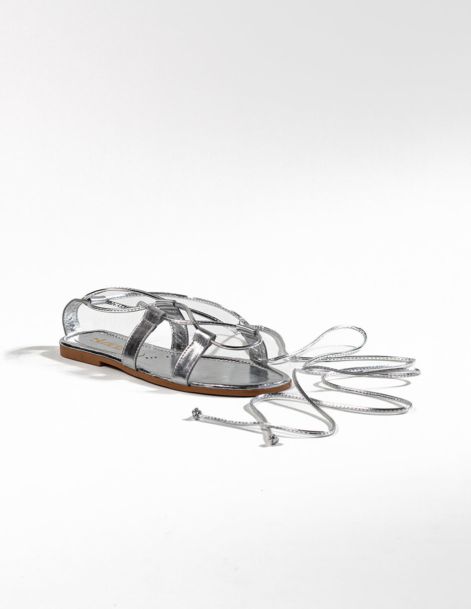 Renata Silver Sandals