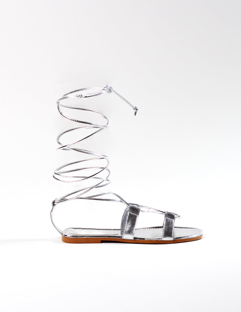 Renata Silver Sandals