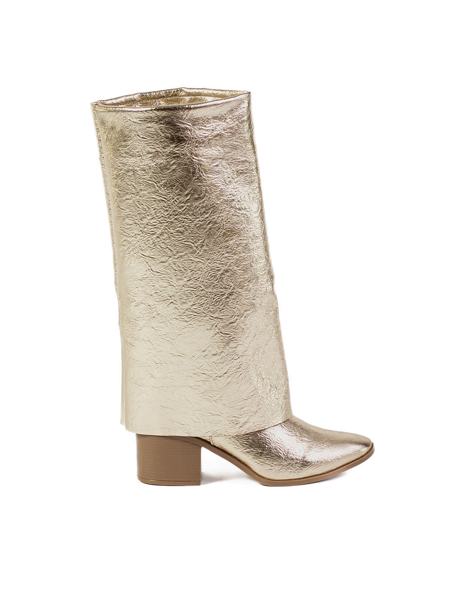 Marcela Gold Boots