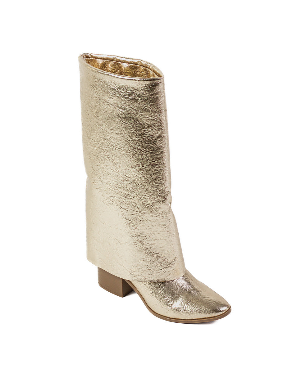 Marcela Gold Boots