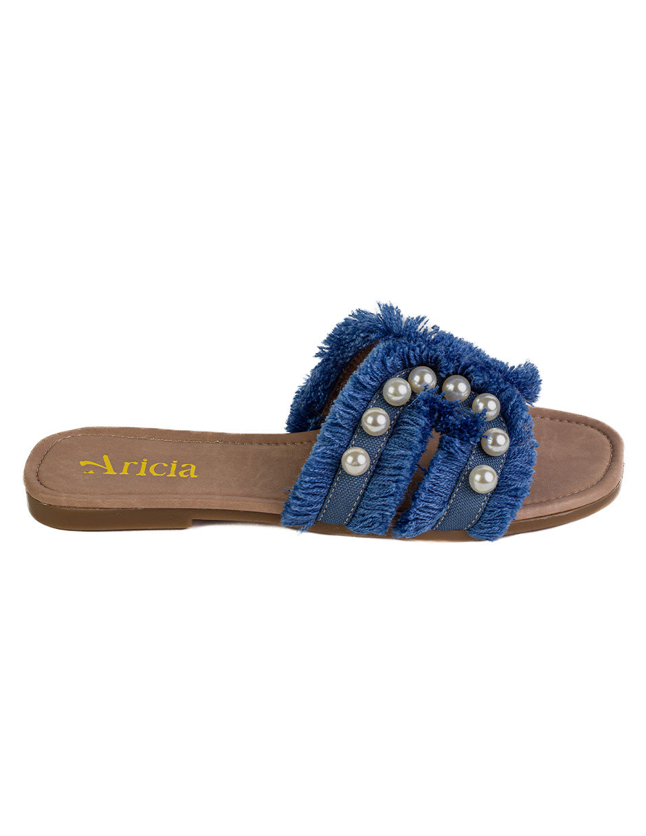 Georgina Blue Sandals