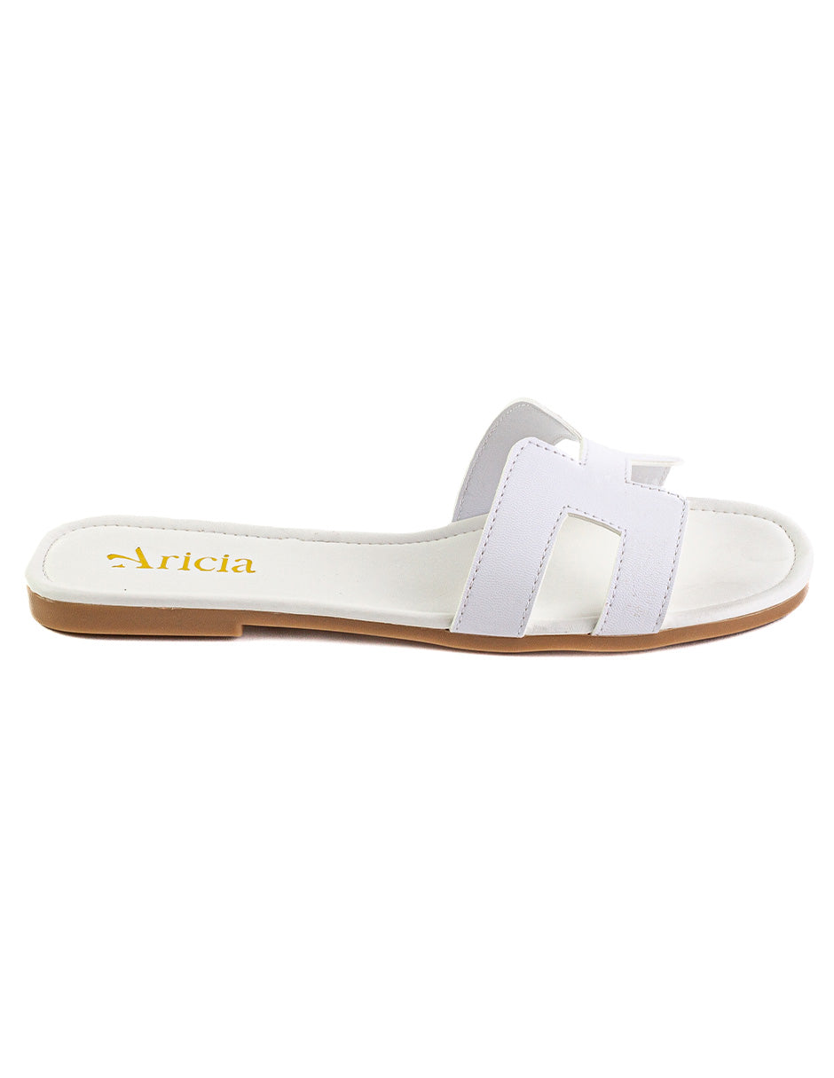 Emilia White Sandals