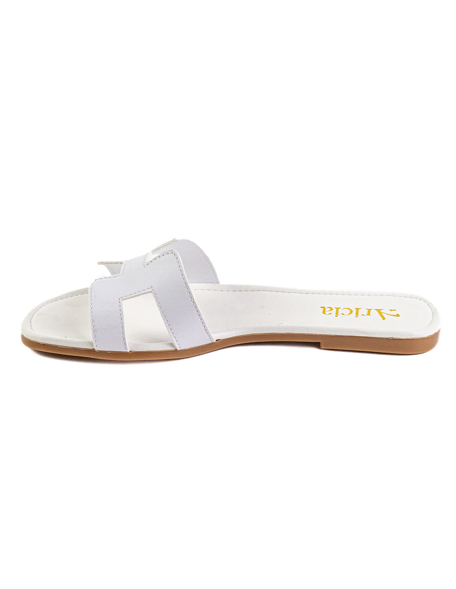 Emilia White Sandals