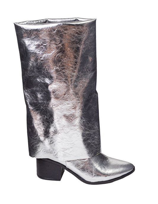 Marcela Silver Boots