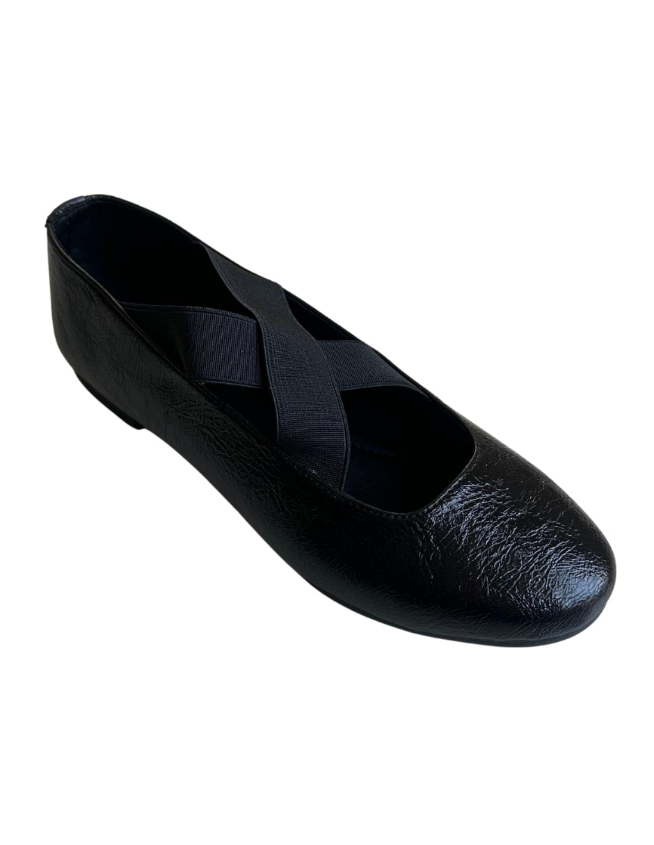Luciana black balerinas