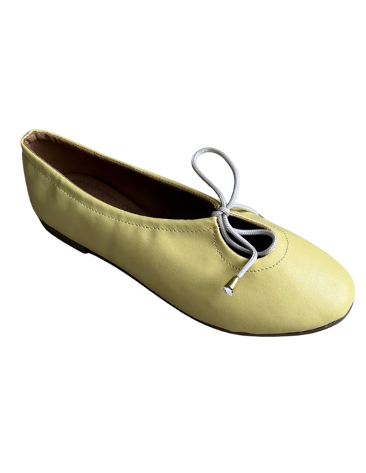 Amelia yellow balerinas