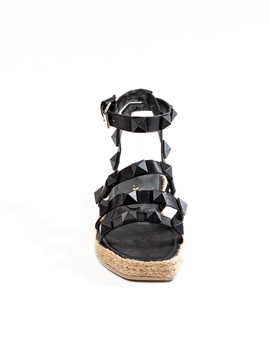 Valentina Black Sandals