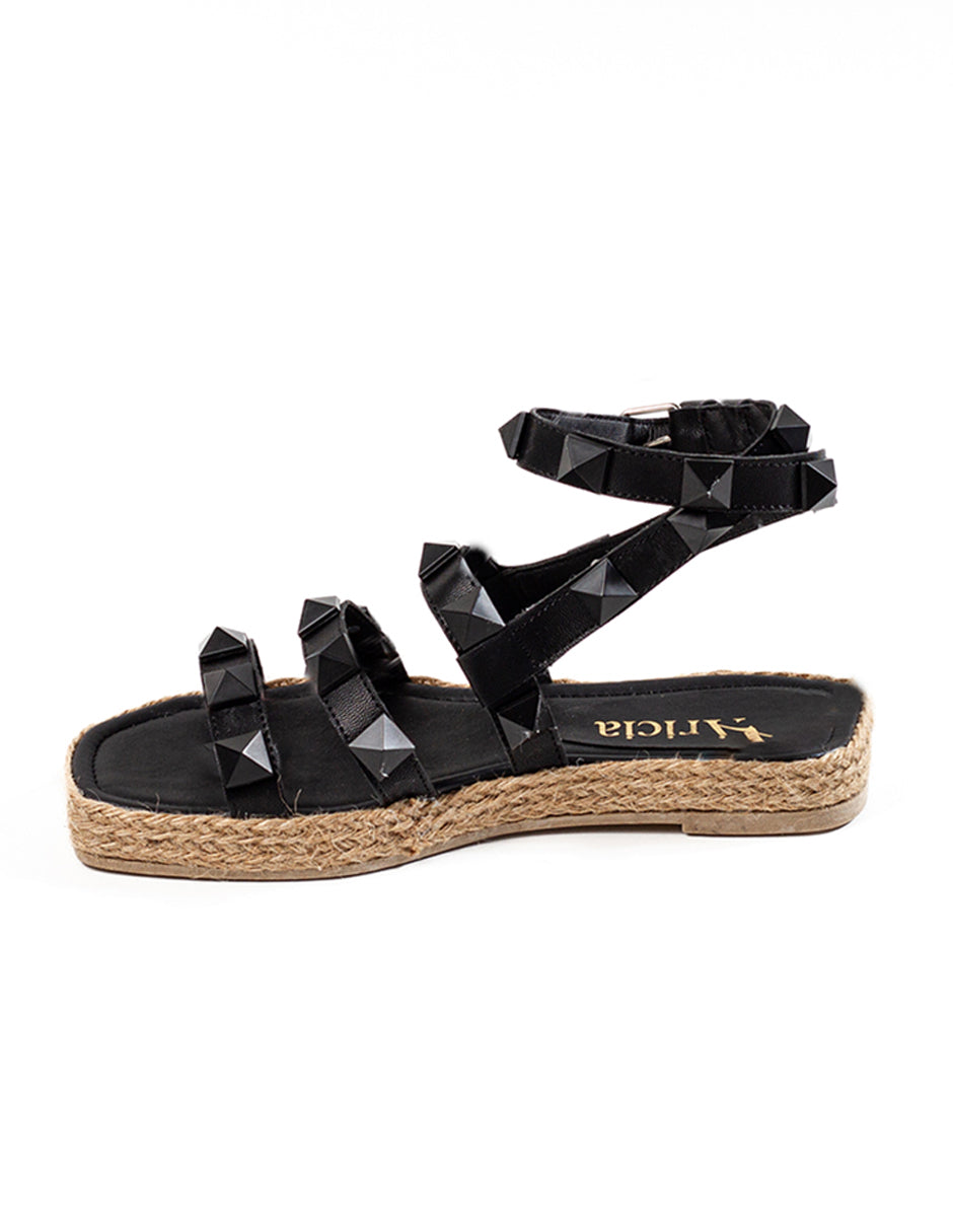 Valentina Black Sandals