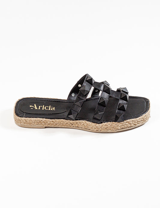 Luisa Black Sandals