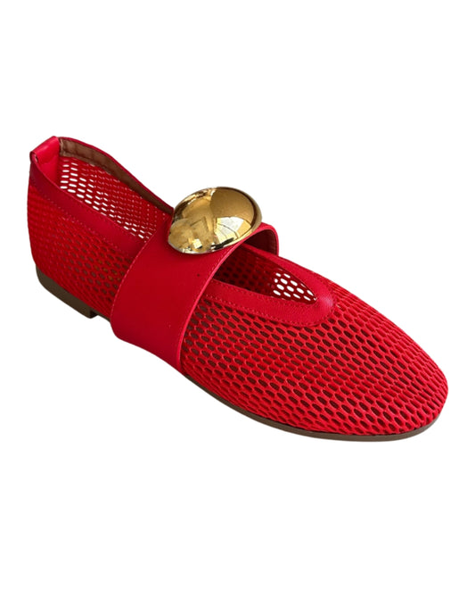 Carola Red Balerina